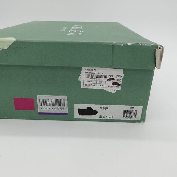 BNIB - Atelje 71 Textured Leather Slip On Sneakers - Picture 7 of 8